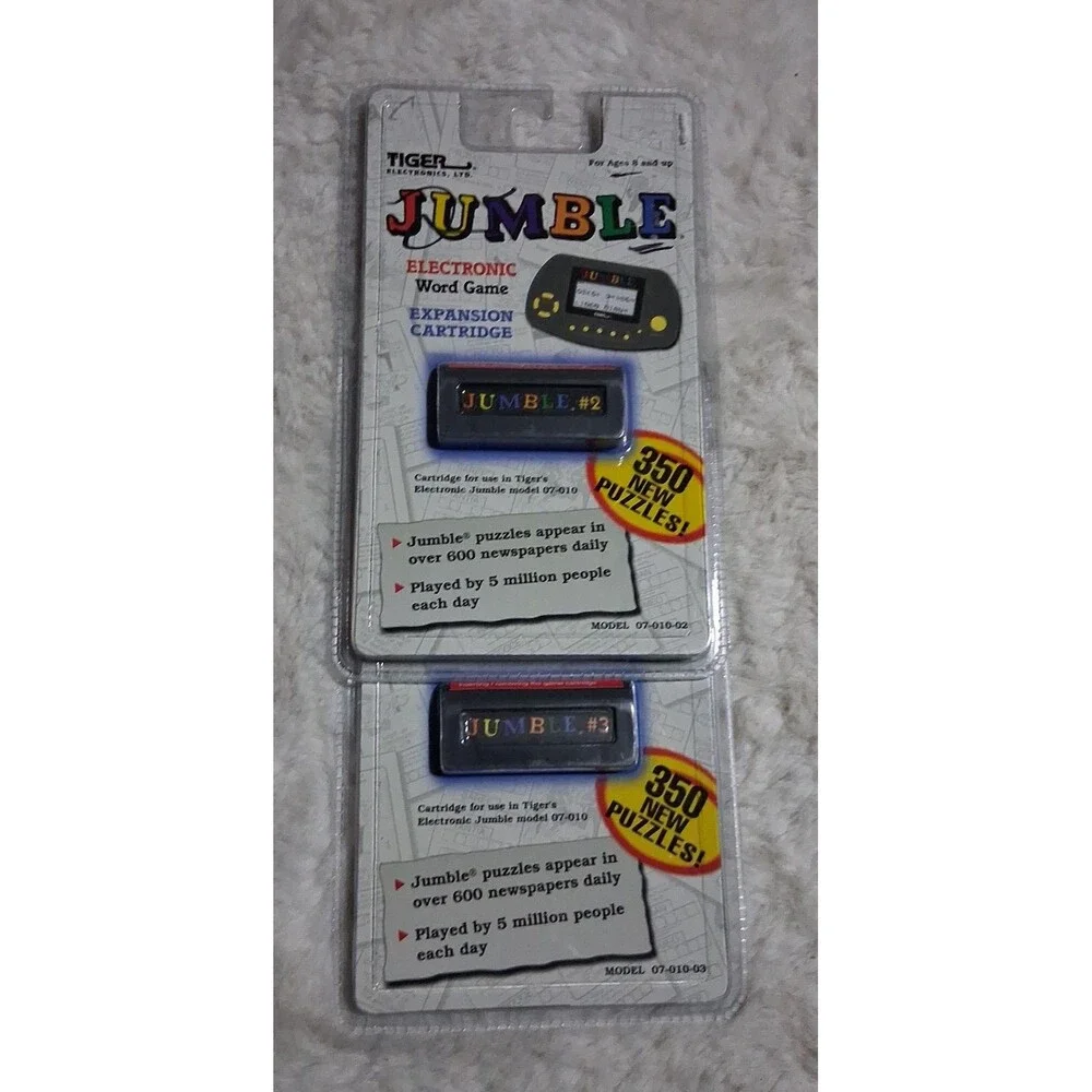 Tiger Electronics Jumble Electronic Word Game Expansion Cartridges